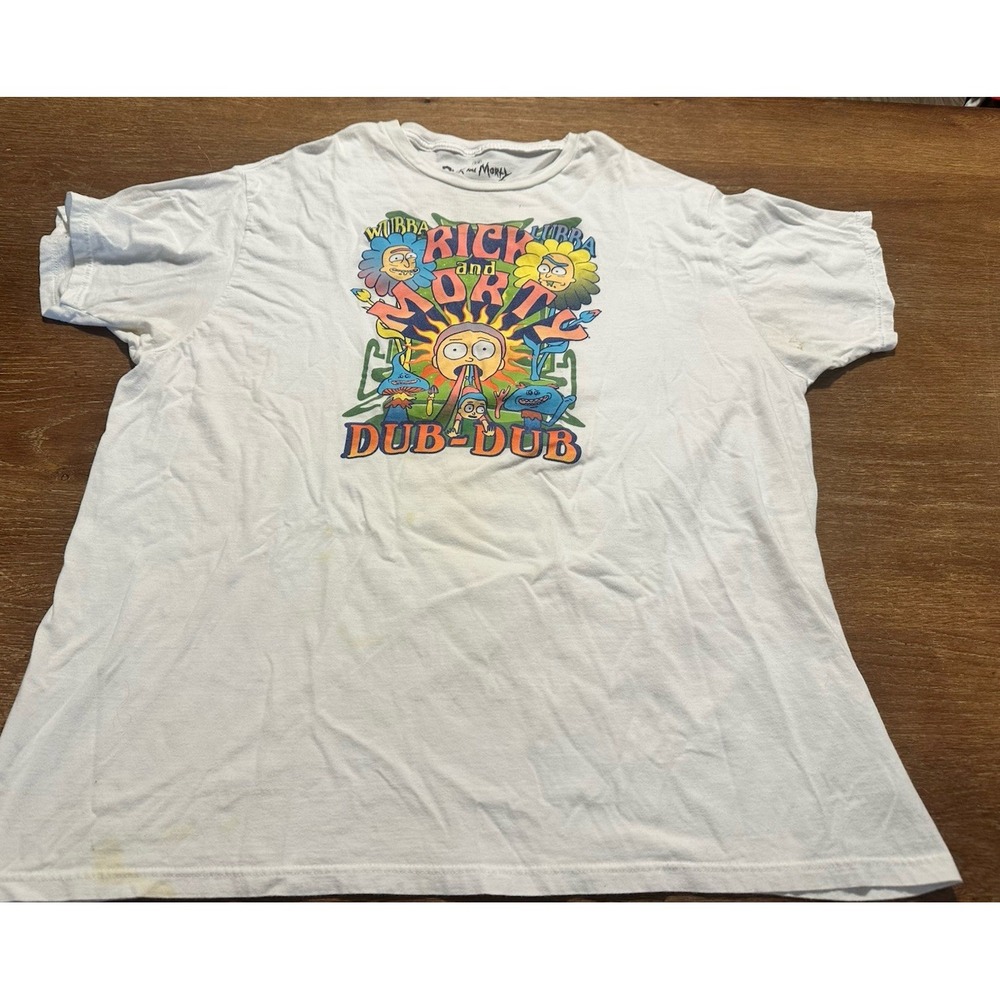 RICK & MORTY WUBBA-LUBBA DUB-DUB T SHIRT Size 2X